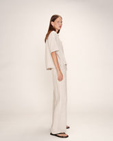 Grace & Mila - Pantalon RAVEN - Blanc cassé - Boutique Adam & Eve marque canadienne, marque québécoise