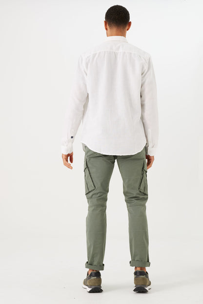 Chemise Garcia Z1170 - Blanc - Boutique Adam & Eve marque canadienne, marque québécoise