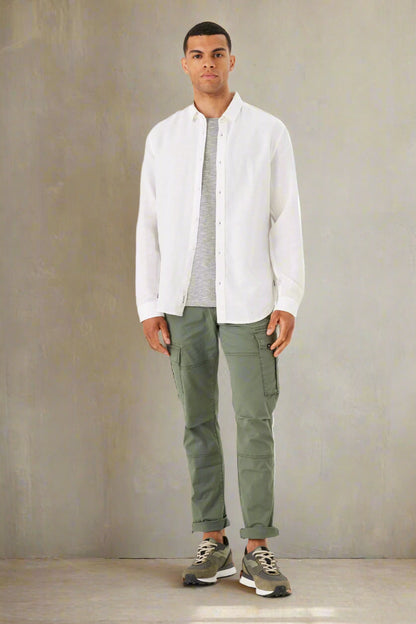 Chemise Garcia Z1170 - Blanc - Boutique Adam & Eve marque canadienne, marque québécoise