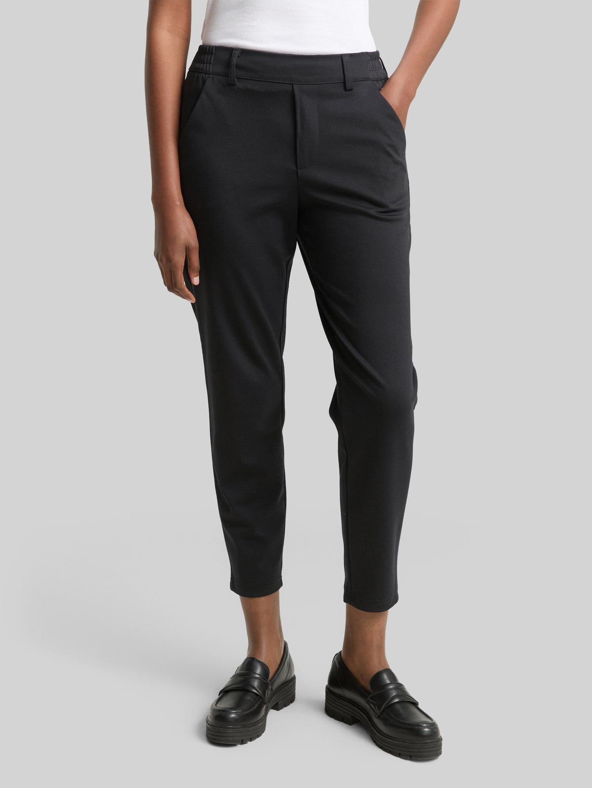 Tom Tailor Pants 1021175 Knitted pants - black