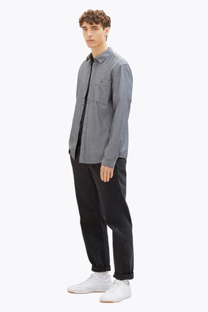 Tom tailor 1037464 grey long sleeve shirt