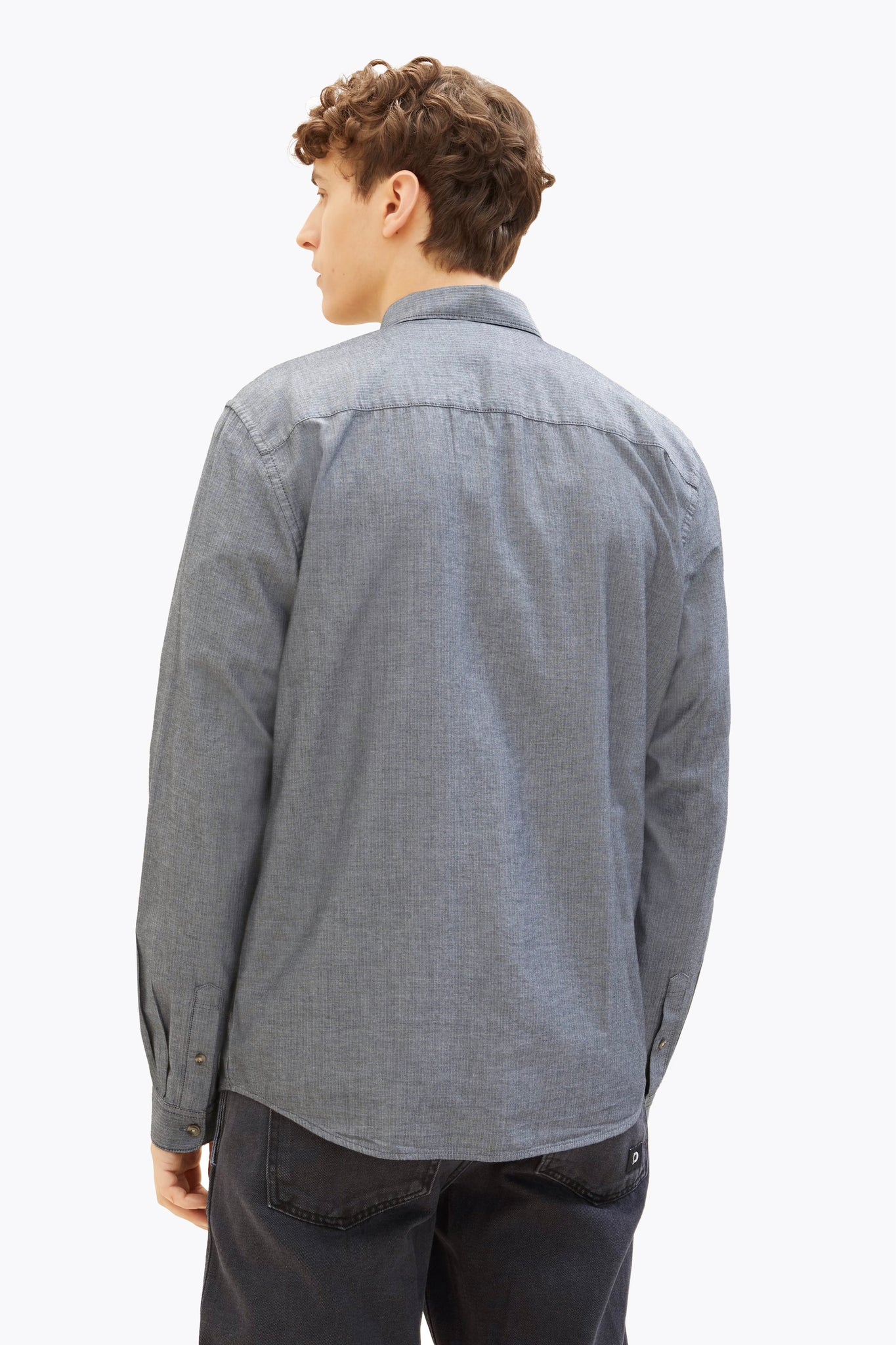 Tom tailor 1037464 grey long sleeve shirt