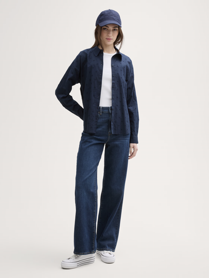 Tom Tailor- Blouse -1043137 - Navy - Boutique Adam &amp; Eve marque canadienne, marque québécoise
