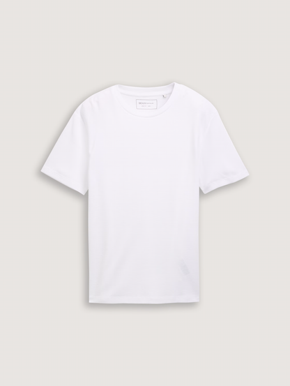 Tom Tailor T-shirt 1045032 - White - Boutique Adam &amp; Eve marque canadienne, marque québécoise