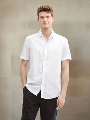 Tom Tailor Shirt 1045089 - White - Boutique Adam & Eve marque canadienne, marque québécoise