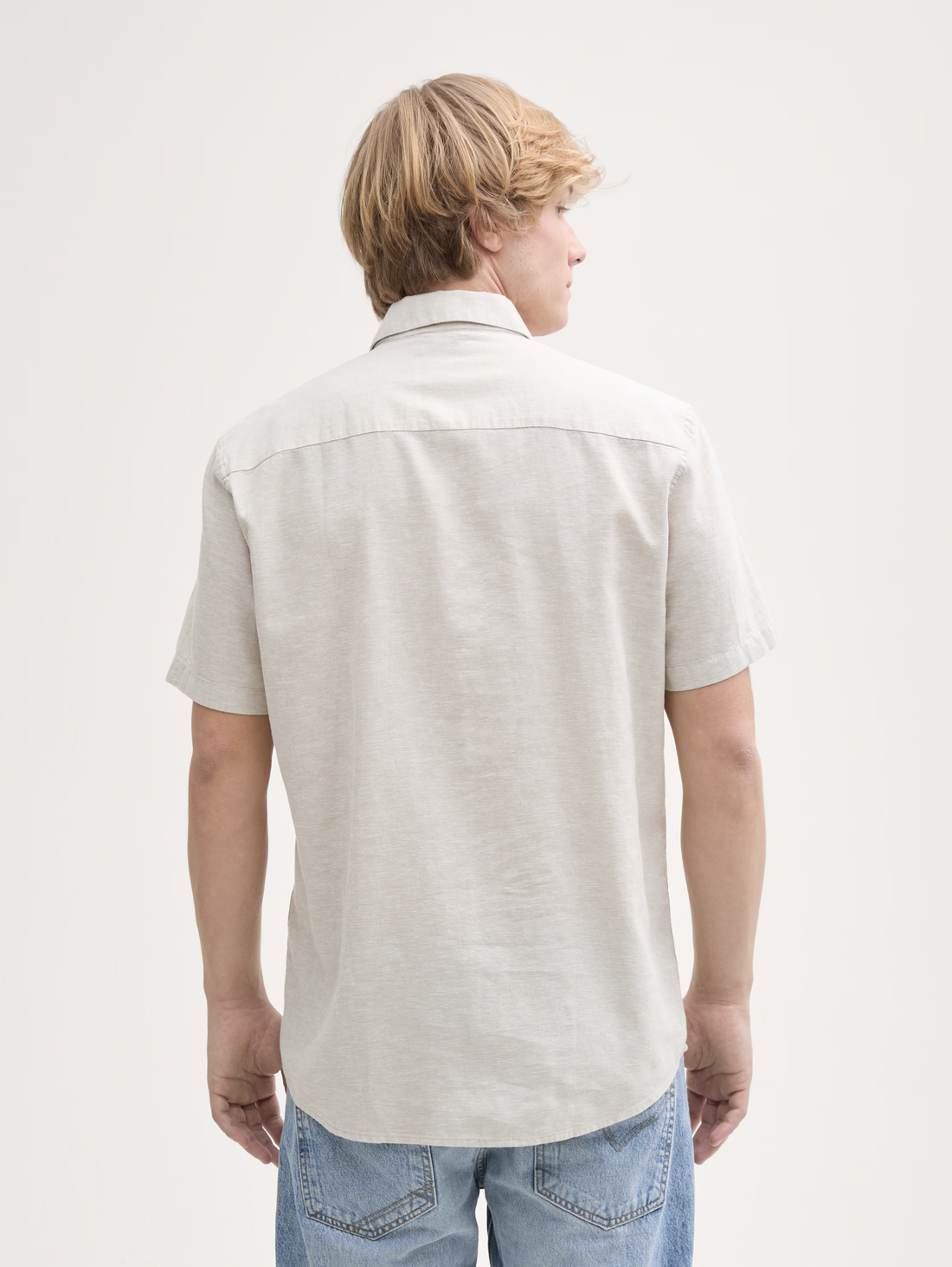 Tom Tailor Shirt 1045188 - Sand - Boutique Adam &amp; Eve marque canadienne, marque québécoise