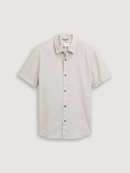 Tom Tailor Shirt 1045188 - Sand - Boutique Adam &amp; Eve marque canadienne, marque québécoise