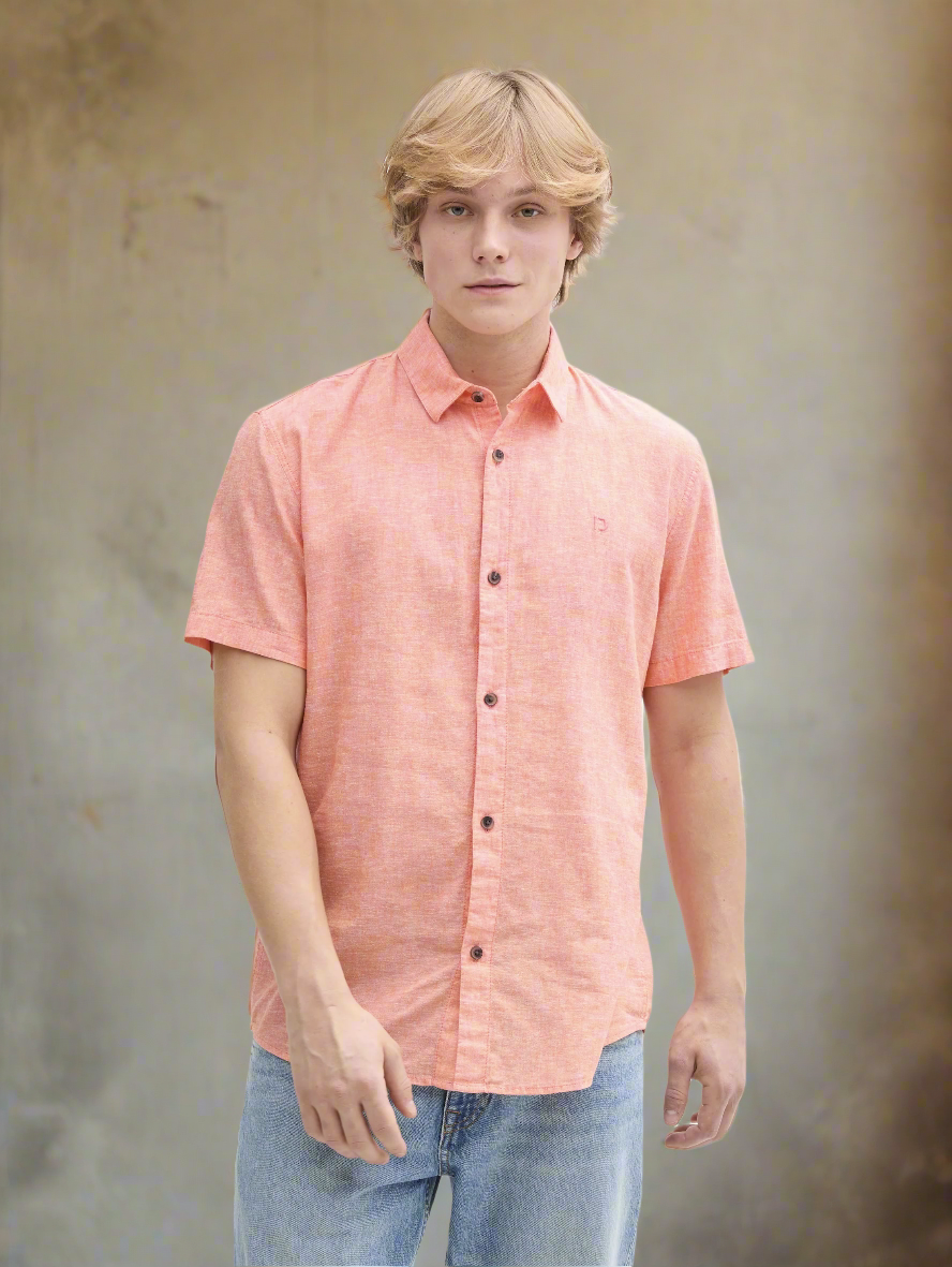 Tom Tailor Shirt 1045188 - Peach - Boutique Adam &amp; Eve marque canadienne, marque québécoise