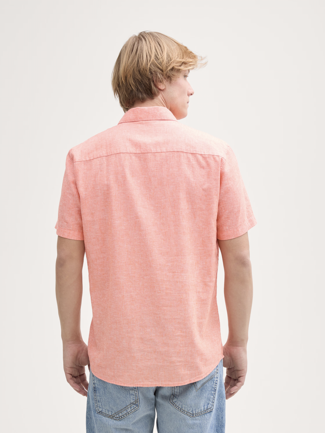 Tom Tailor Shirt 1045188 - Peach - Boutique Adam &amp; Eve marque canadienne, marque québécoise