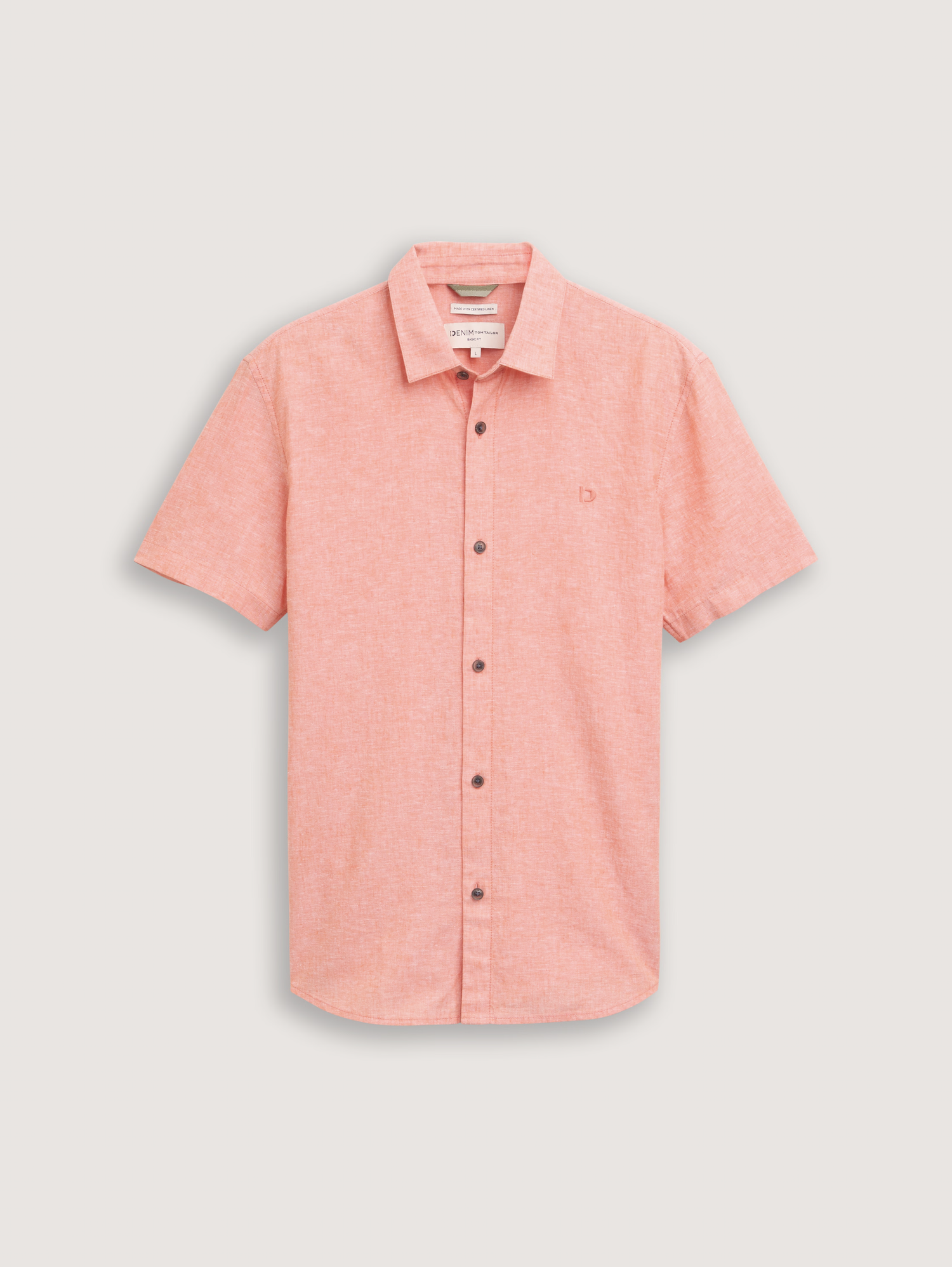 Tom Tailor Shirt 1045188 - Peach - Boutique Adam &amp; Eve marque canadienne, marque québécoise