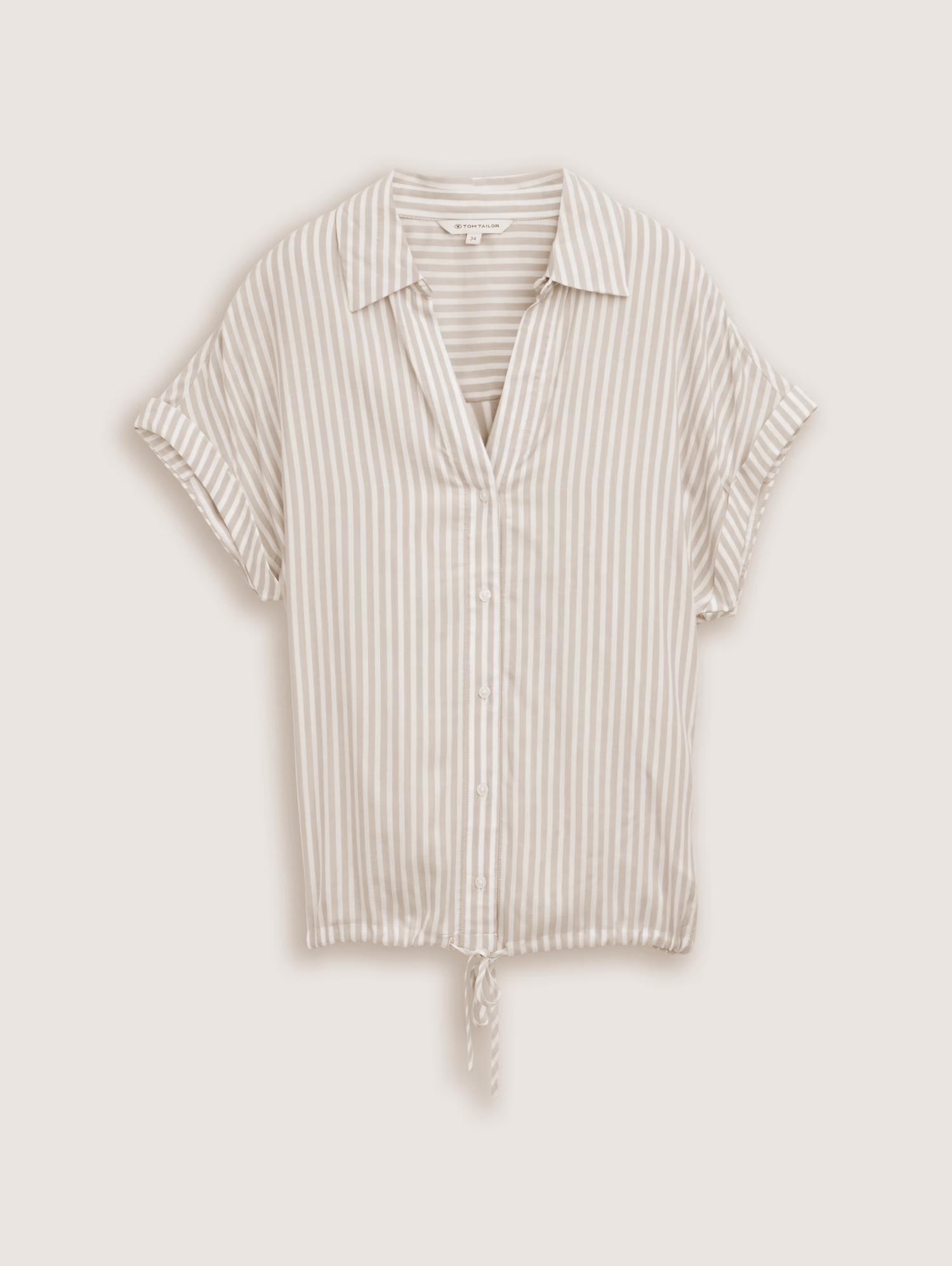 Tom Tailor- Blouse -1045239 - Sand - Boutique Adam &amp; Eve marque canadienne, marque québécoise