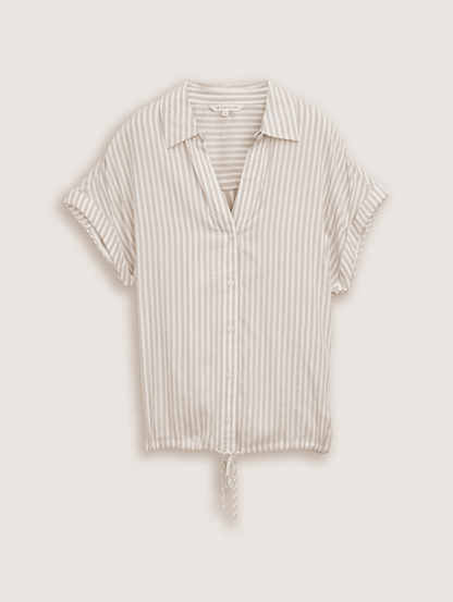 Tom Tailor- Blouse -1045239 - Sand - Boutique Adam &amp; Eve marque canadienne, marque québécoise