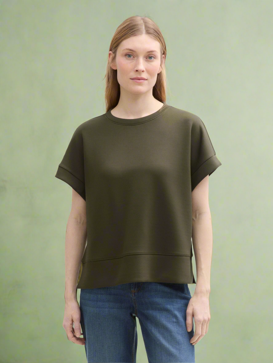 Tom tailor t-shirt 1045523 - Khaki - Boutique Adam &amp; Eve marque canadienne, marque québécoise