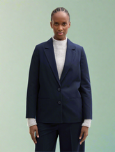 Tom Tailor- Blazer -1045576 - Navy - Boutique Adam & Eve marque canadienne, marque québécoise