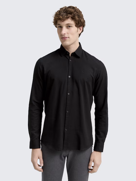 Tom Tailor Shirt 1047353 - Black -Boutique Adam &amp; Eve marque canadienne, marque québécoise
