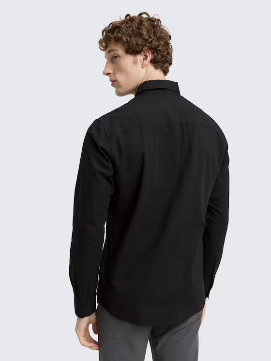 Tom Tailor Shirt 1047353 - Black -Boutique Adam &amp; Eve marque canadienne, marque québécoise
