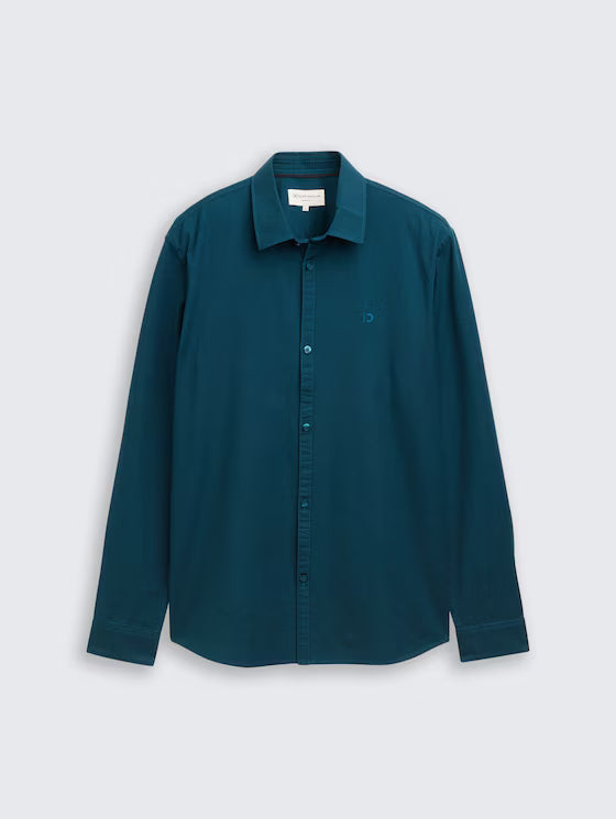 Tom Tailor Shirt 1047353 - Teal -Boutique Adam &amp; Eve marque canadienne, marque québécoise
