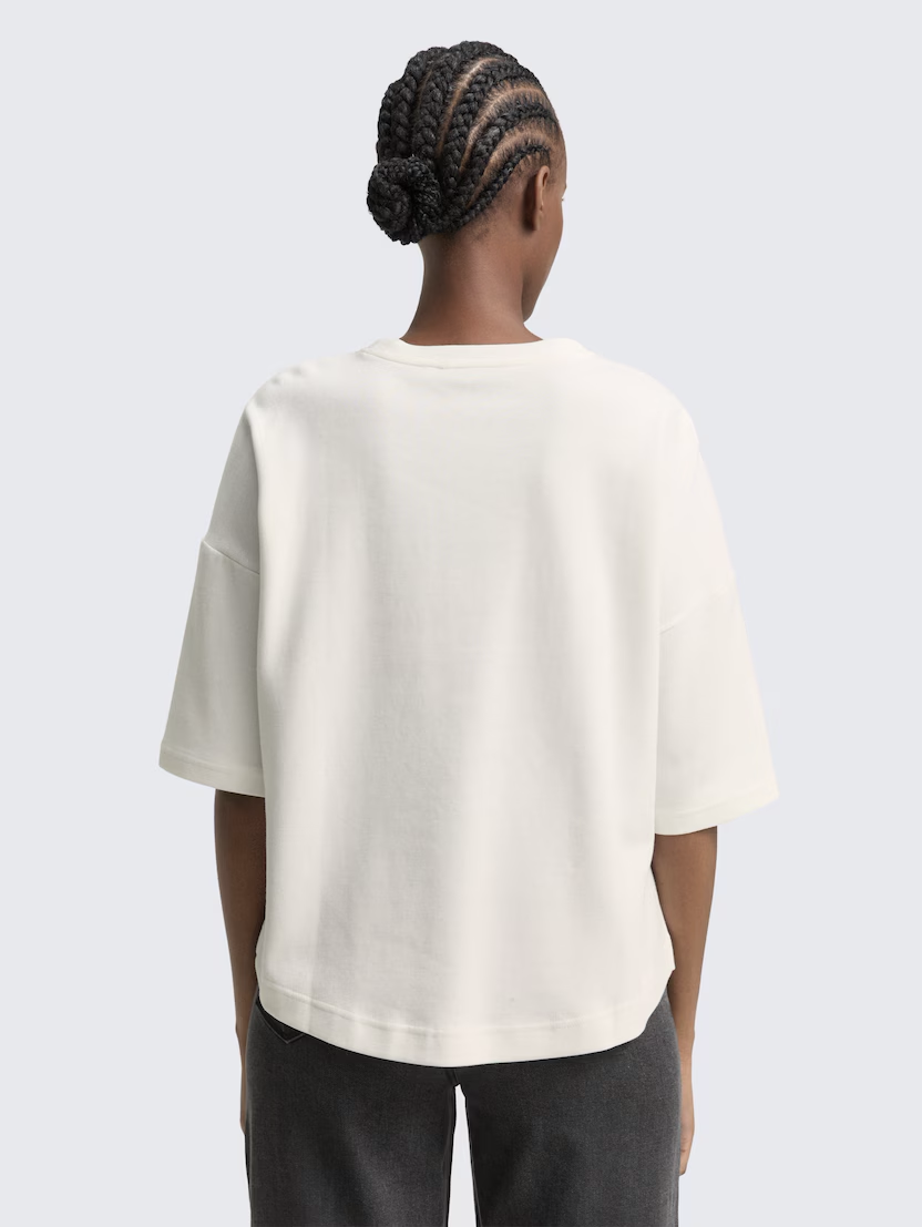 Tom tailor t-shirt 1048335 - Off White - Boutique Adam &amp; Eve marque canadienne, marque québécoise