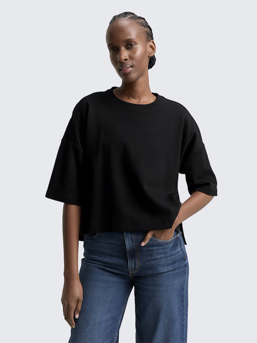 Tom tailor t-shirt 1048335 - Black - Boutique Adam &amp; Eve marque canadienne, marque québécoise