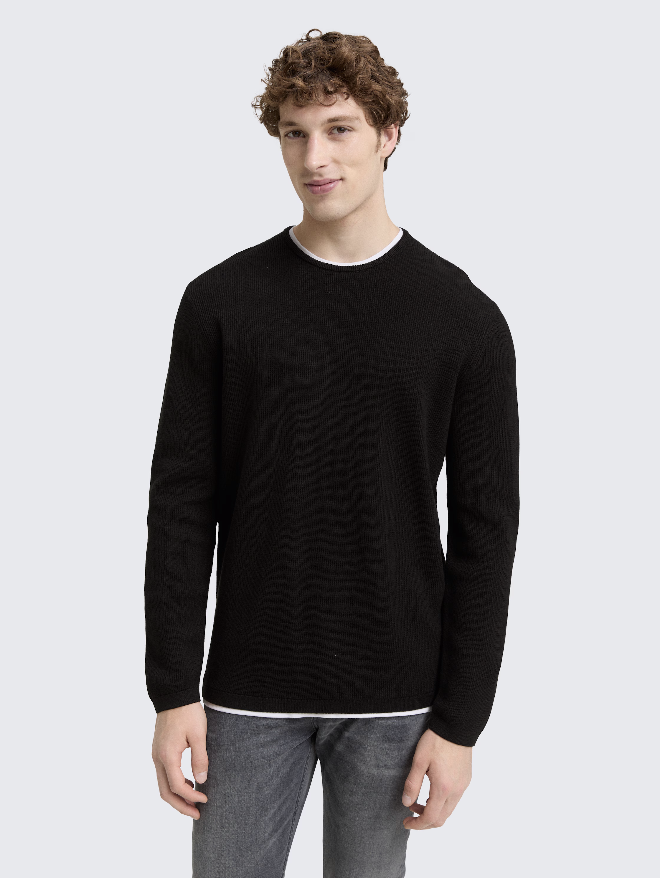 Tom Tailor Sweater 1049409 - Black -Boutique Adam &amp; Eve marque canadienne, marque québécoise