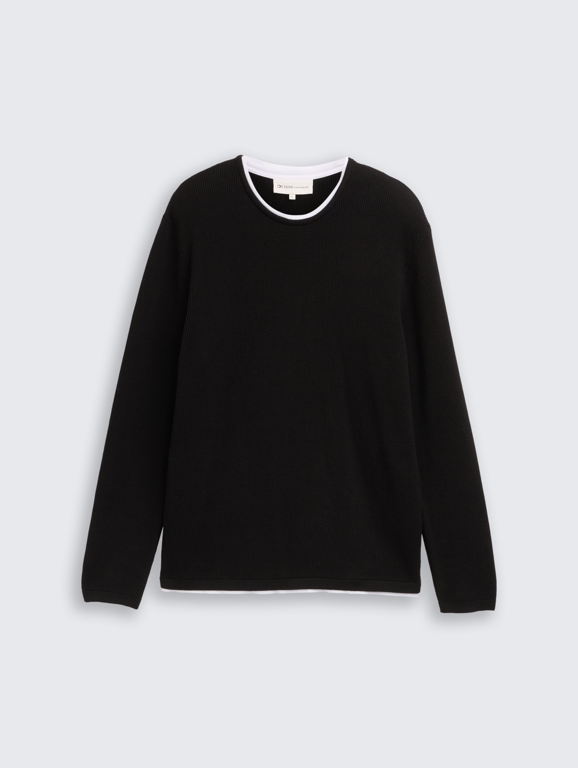 Tom Tailor Sweater 1049409 - Black -Boutique Adam &amp; Eve marque canadienne, marque québécoise