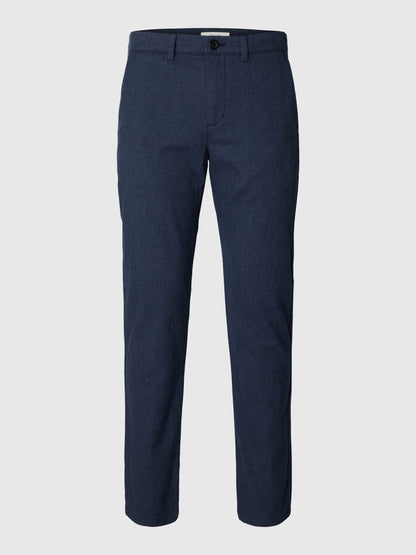 Selected Pants MILES BRUSHED - Dark-Sapphire