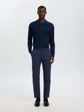 Selected Pants MILES BRUSHED - Dark-Sapphire
