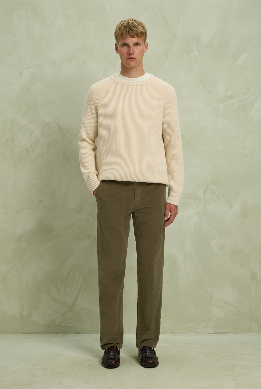 Selected Pants MILES CORD - Forest-Night