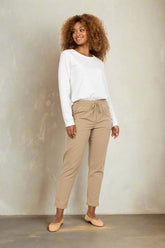 Soya Concept - Pants CISSIE 10 - Sand - Boutique Adam & Eve marque canadienne, marque québécoise