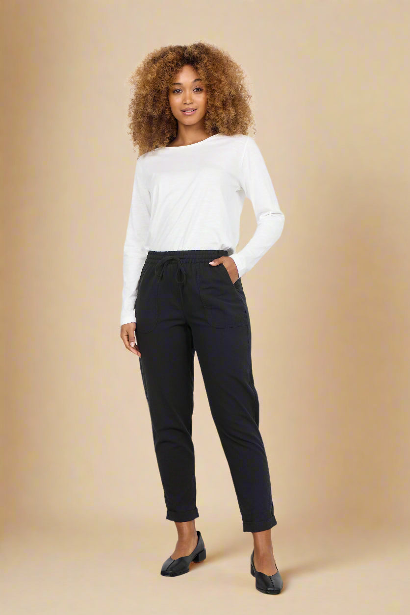 Soya Concept - Pants CISSIE 10 - Black - Boutique Adam &amp; Eve marque canadienne, marque québécoise