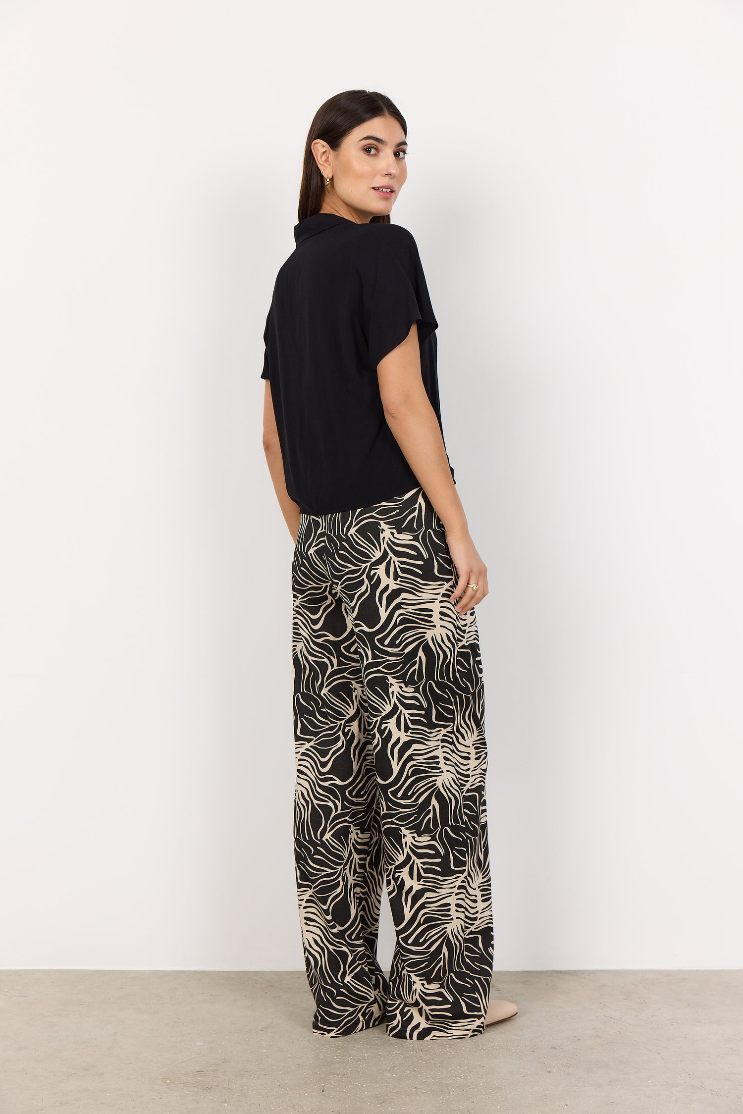 Soya Concept - Blouse radia-69 - Black - Boutique Adam &amp; Eve marque canadienne, marque québécoise
