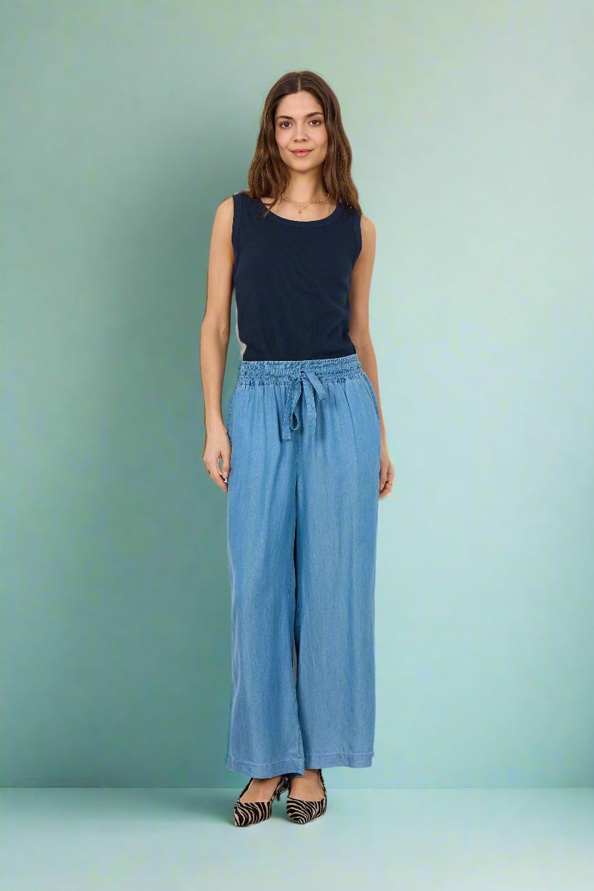 Soya Concept - Pants LIV 25C - Blue - Boutique Adam &amp; Eve marque canadienne, marque québécoise