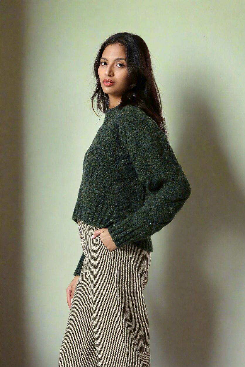 The Korner Sweater 24203326-Green