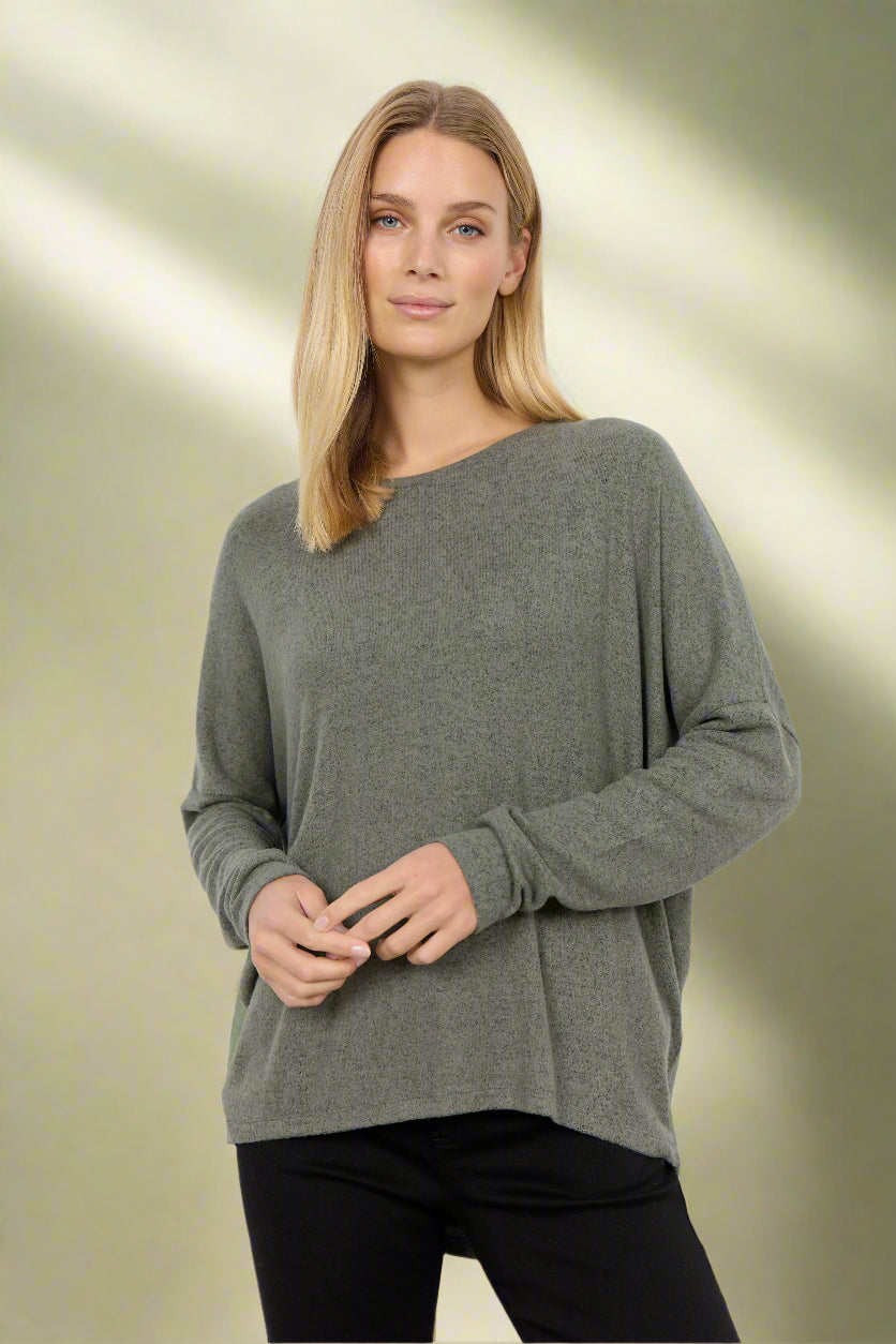 Soya Concept Sweater BIARA 1 - Khaki - Adam &amp; Eve marque canadienne