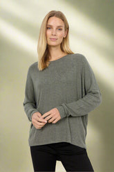 Soya Concept Sweater BIARA 1 - Khaki - Adam & Eve marque canadienne