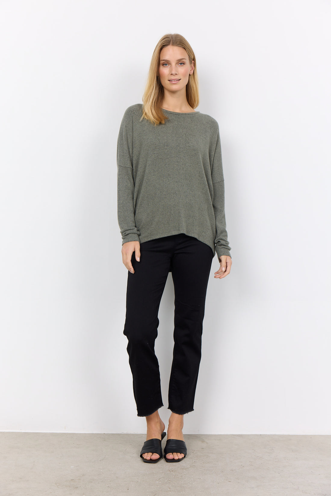 Soya Concept Sweater BIARA 1 - Khaki - Adam &amp; Eve marque canadienne