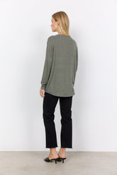 Soya Concept Sweater BIARA 1 - Khaki - Adam & Eve marque canadienne