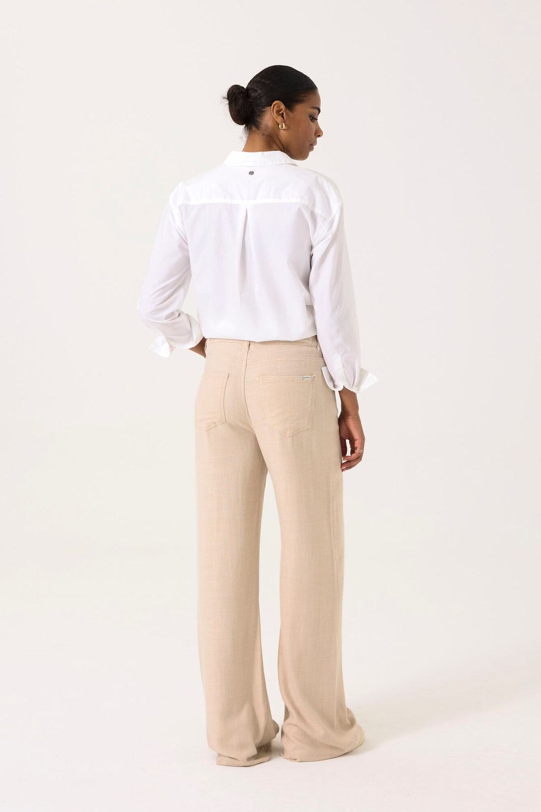 Garcia Pants CELIA - Off white - Boutique Adam &amp; Eve marque canadienne, marque québécoise