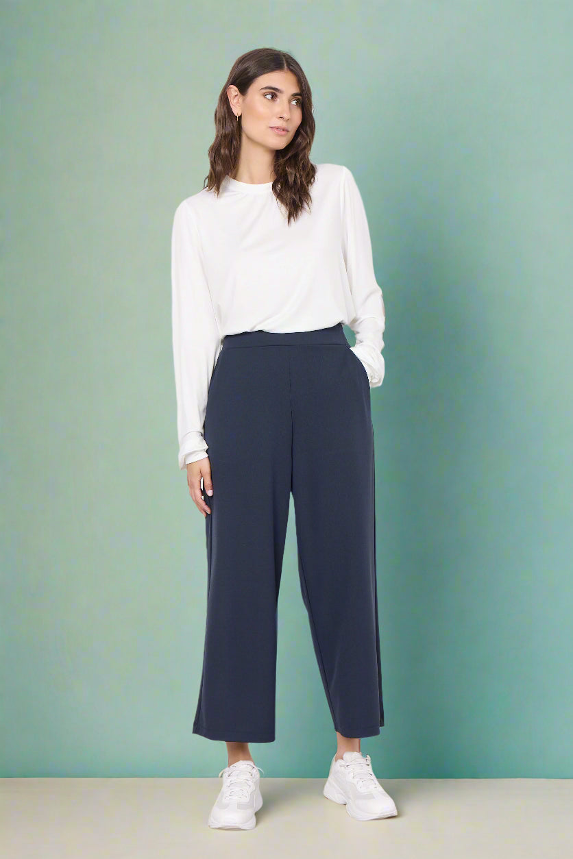 Soya Concept - Pants siham-36 - Navy - Boutique Adam &amp; Eve marque canadienne, marque québécoise