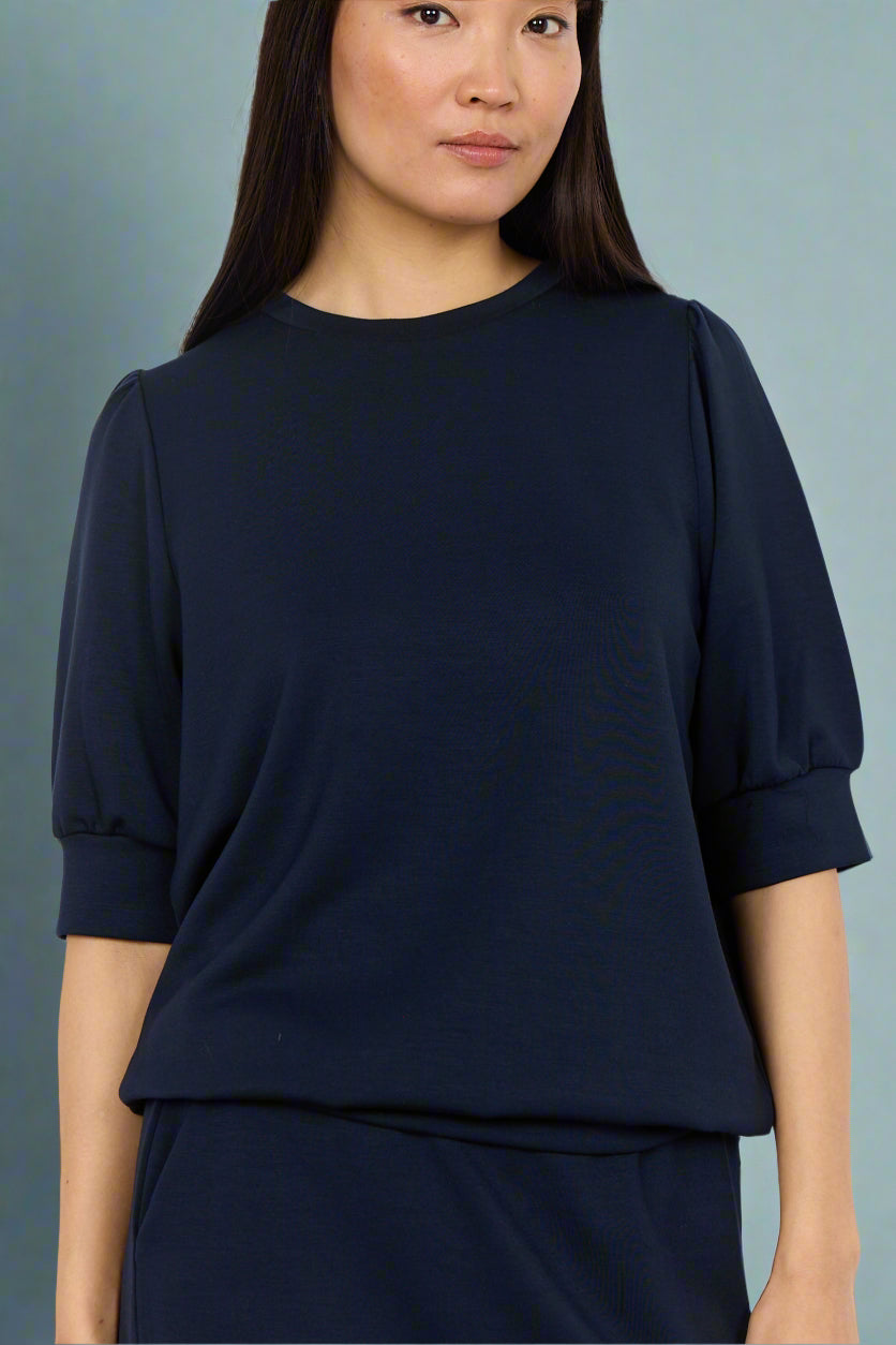 Soya Concept Sweater BANU 83 - Navy - Boutique Adam &amp; Eve marque canadienne, marque québécoise