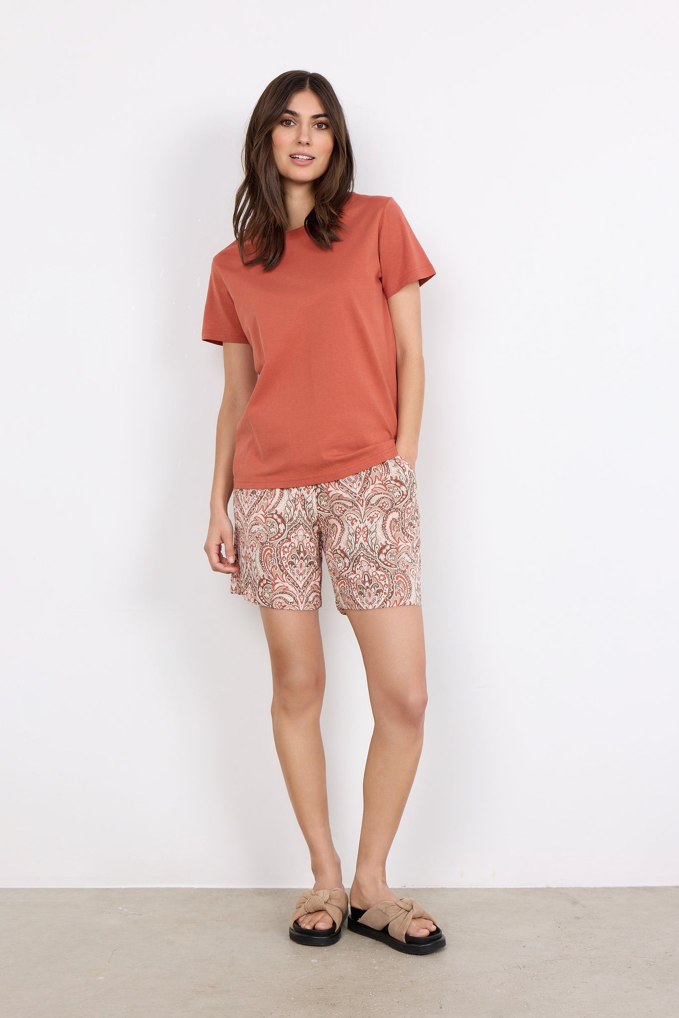 Soya Concept T-shirt DERBY 1 Terracotta