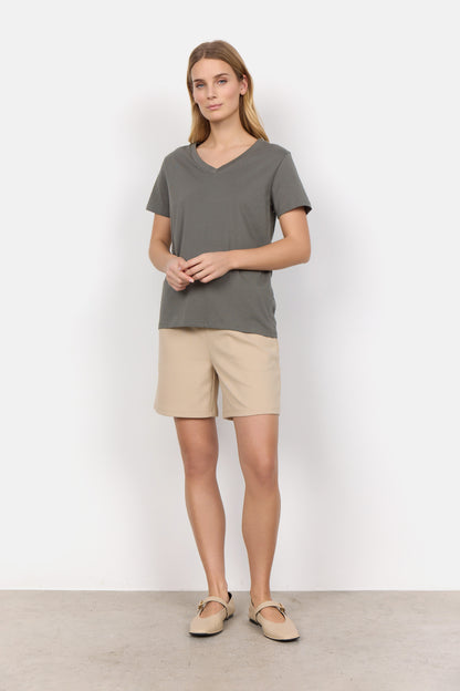 Soya Concept T-shirt DERBY 2 - Khaki - Boutique Adam &amp; Eve marque canadienne, marque québécoise