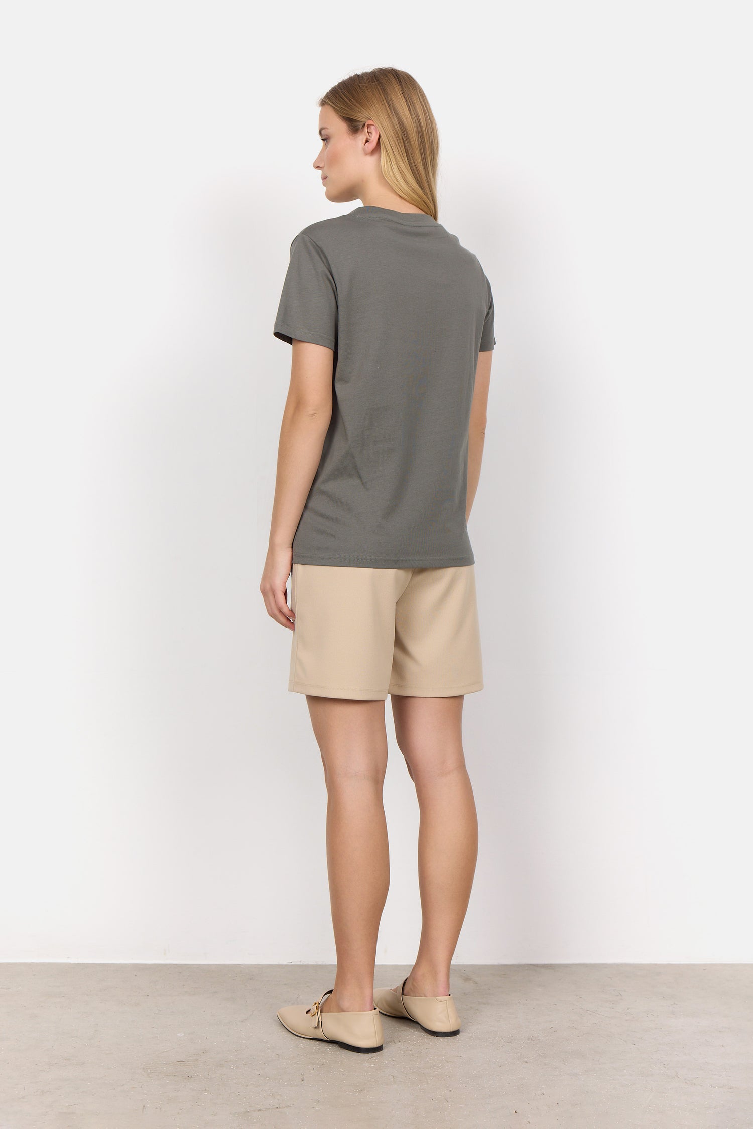 Soya Concept T-shirt DERBY 2 - Khaki - Boutique Adam &amp; Eve marque canadienne, marque québécoise
