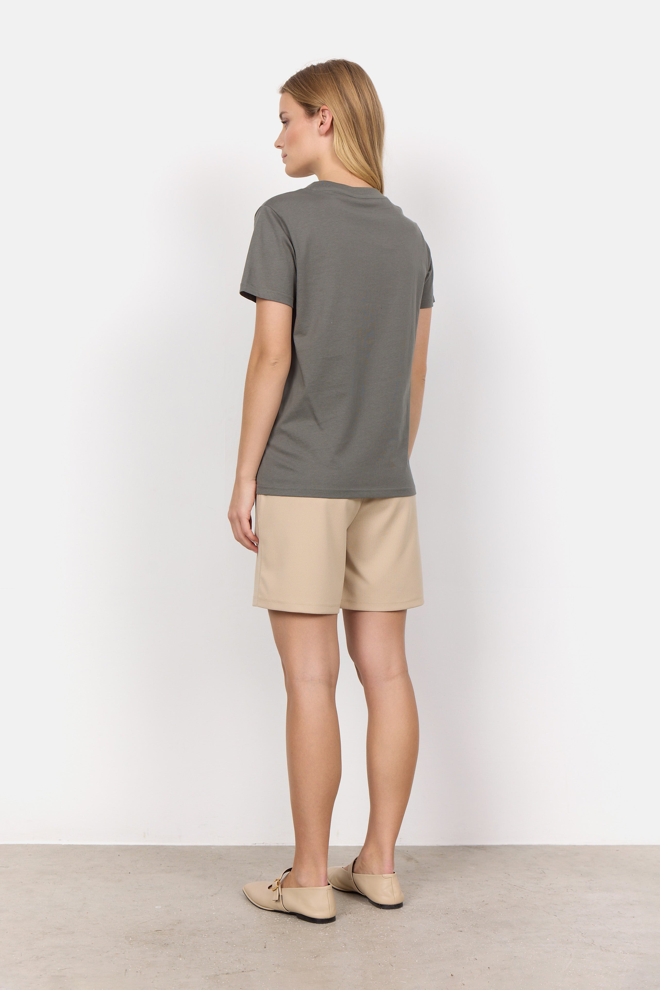 Soya Concept T-shirt DERBY 2 - Khaki - Boutique Adam &amp; Eve marque canadienne, marque québécoise