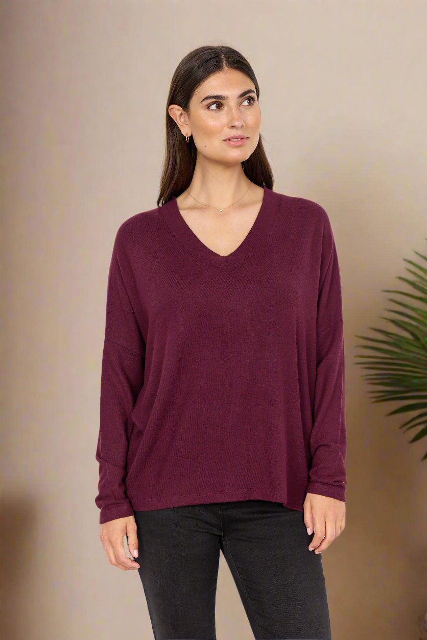 Soya Concept Sweater BIARA 90-Wine