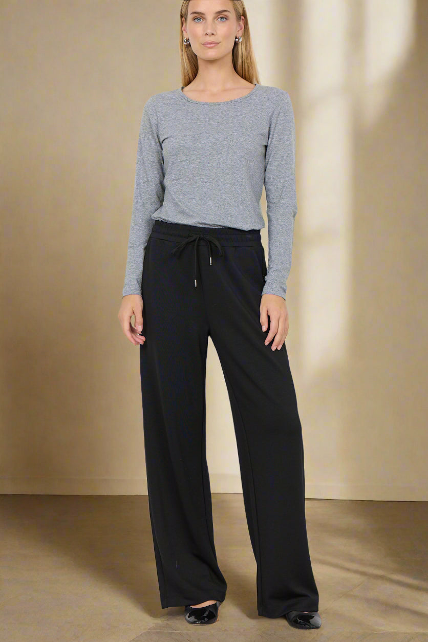 Soya Concept - Pants banu 116- Black - Boutique Adam &amp; Eve marque canadienne, marque québécoise
