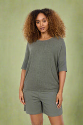 Soya Concept Sweater BIARA 96 - Khaki - Boutique Adam & Eve marque canadienne, marque québécoise
