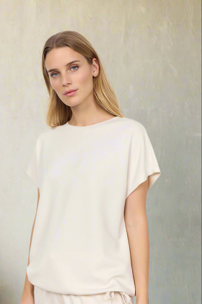Soya Concept t-shirt BANU 169 - Off white - Boutique Adam &amp; Eve marque canadienne, marque québécoise