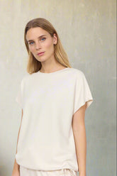Soya Concept t-shirt BANU 169 - Off white - Boutique Adam & Eve marque canadienne, marque québécoise