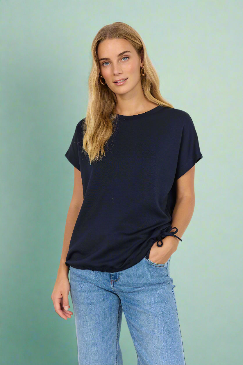 Soya Concept t-shirt BANU 169 - Navy - Boutique Adam &amp; Eve marque canadienne, marque québécoise